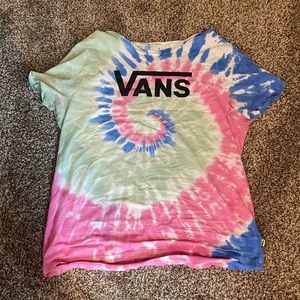 Tie dye vans t-shirt